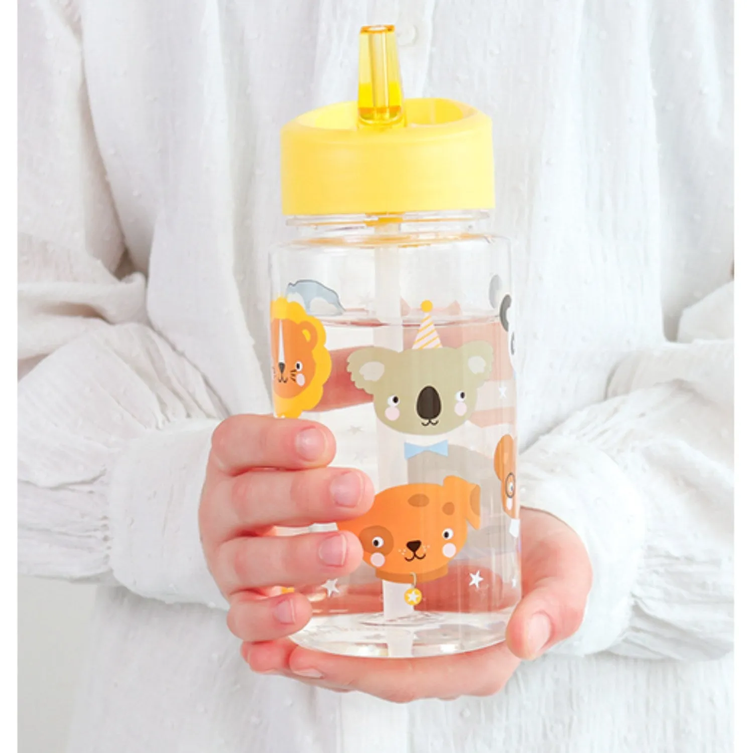 A Little Lovely Company Animal Friends Water Bottle