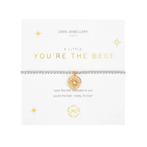 A Little 'You're The Best' Bracelet | Silver & Gold Plated