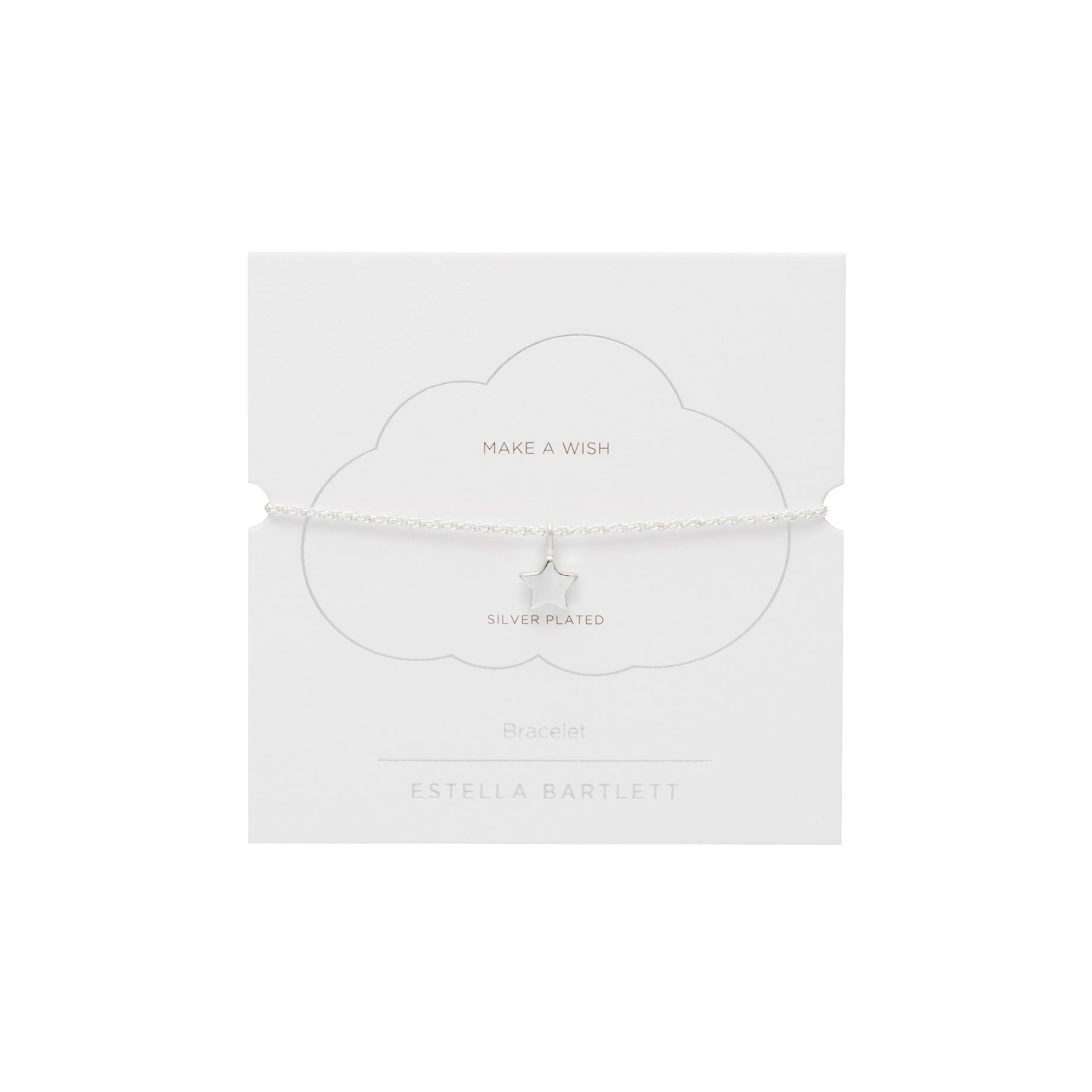 Amelia Star Charm Bracelet | Silver Plated