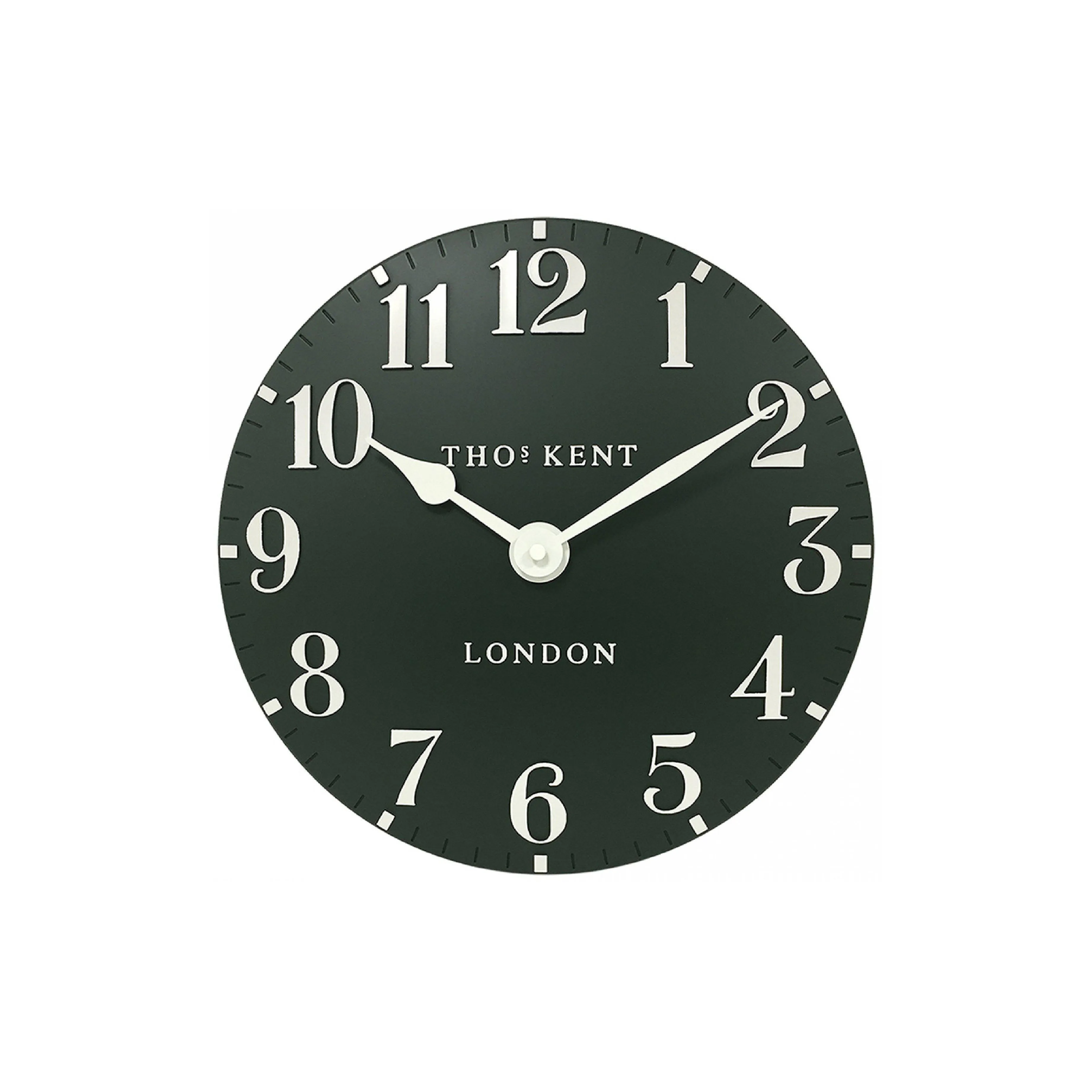 Arabic Wall Clock | Forest Green | 12''