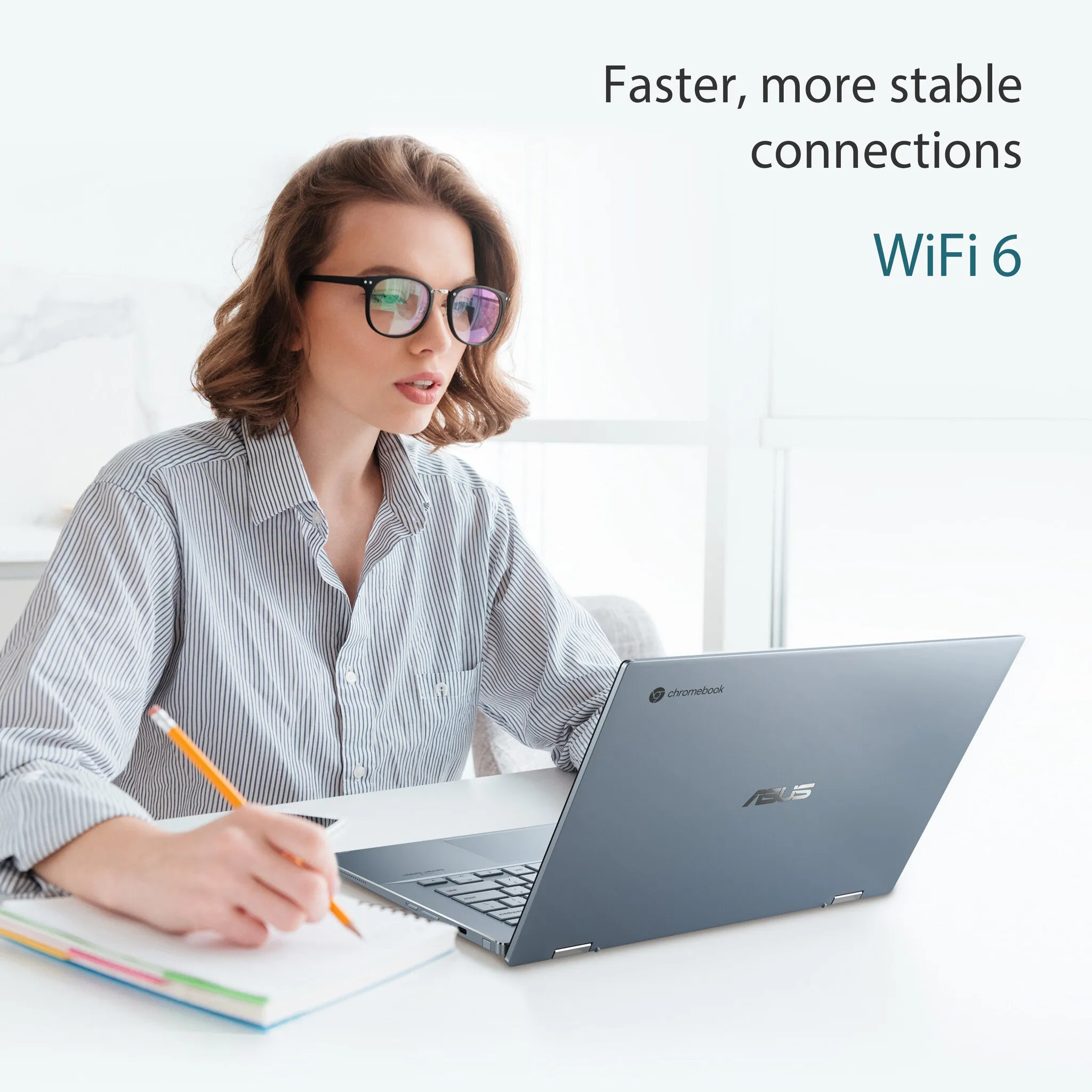 ASUS Chromebook Flip CX5 CX5400FMA-AI0112 14" Chromebook - Intel Core i7-1160G7, 8GB RAM, 512GB SSD, Touchscreen, ChromeOS, Blue