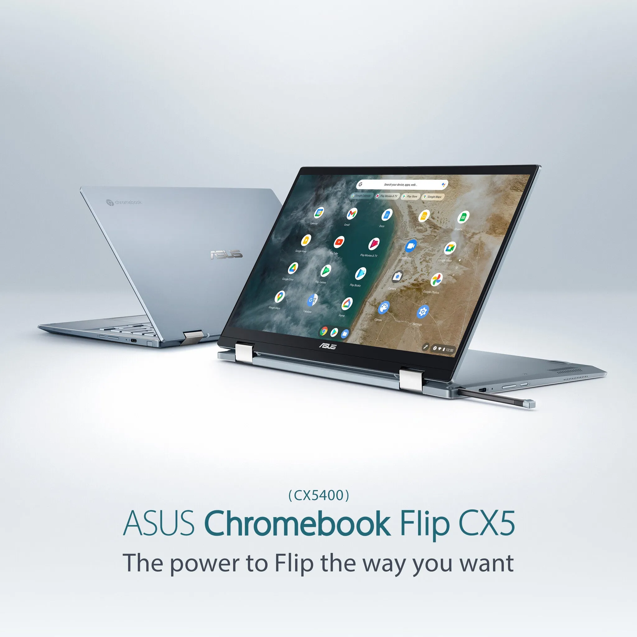 ASUS Chromebook Flip CX5 CX5400FMA-AI0112 14" Chromebook - Intel Core i7-1160G7, 8GB RAM, 512GB SSD, Touchscreen, ChromeOS, Blue