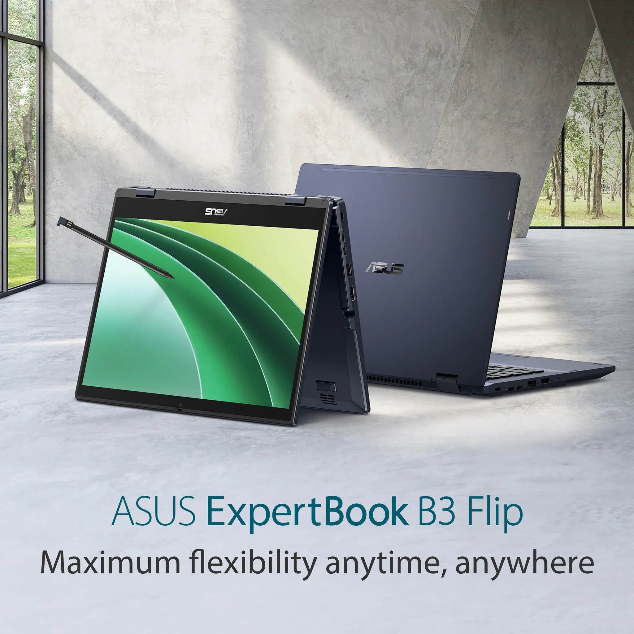 ASUS ExpertBook B3 Flip B3402FEA 14" 2-in-1 Laptop - Intel Core i5-1135G7, 8GB RAM, 256GB SSD, Touchscreen, Windows 11 Pro, Black