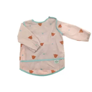 Baby's Highland Cow Coverall Feeding Bib