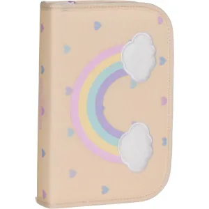 Beckmann Yellow Heart Et-lags Pencil Case M/Indhold