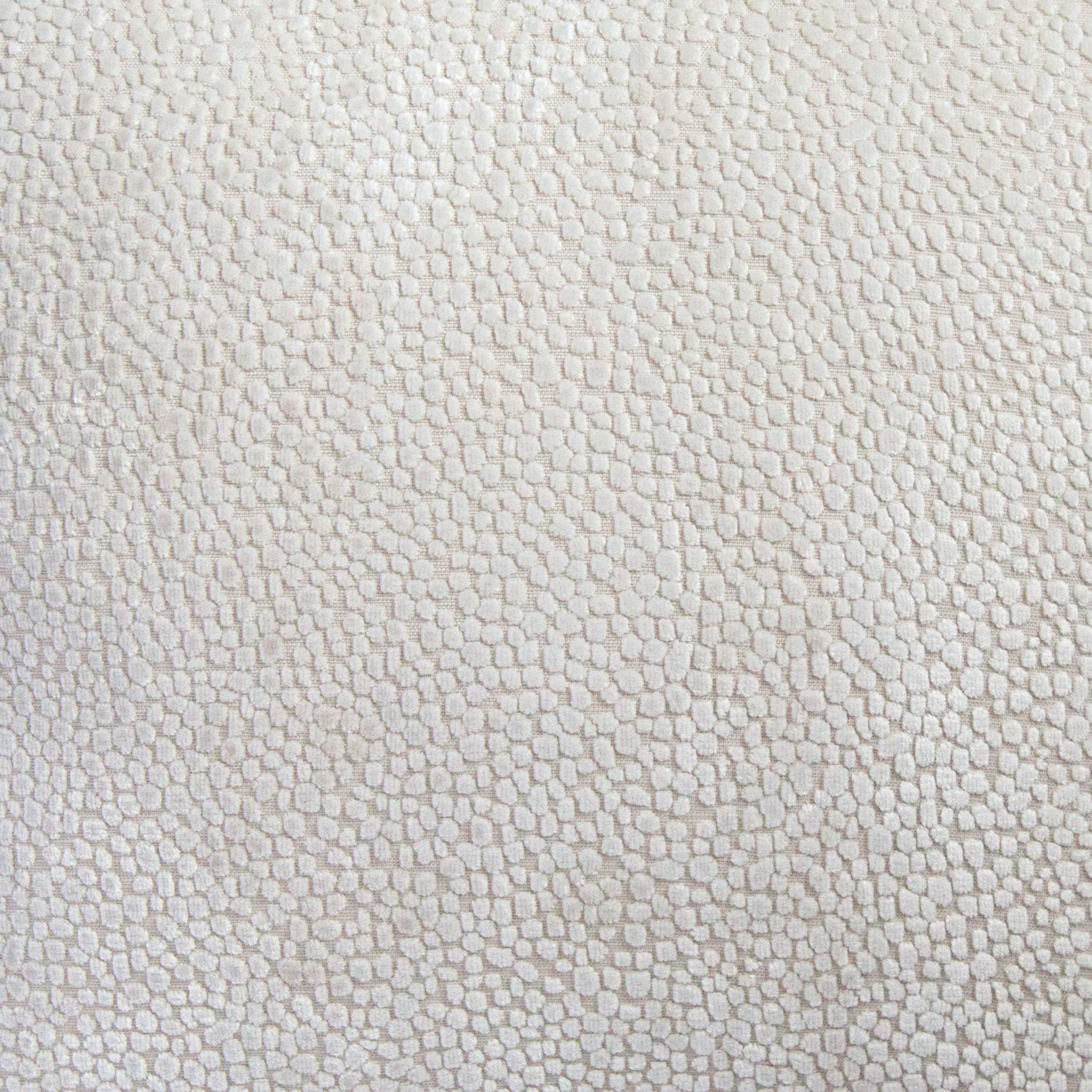 Bingham Cut Velvet Cushion | Cream Dots | 56x56cm