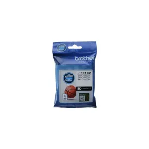 Brother LC431BK Black Ink Cartridge - Single Pack. Prints up to 200 pages
