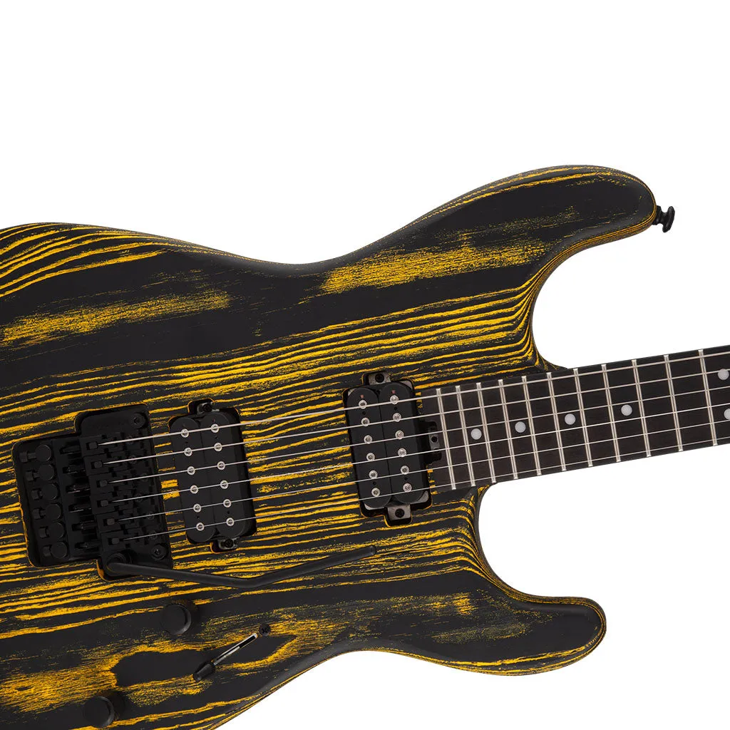 Charvel Pro-Mod San Dimas Style 1 HH FR E Ash - Ebony Fingerboard - Old Yella