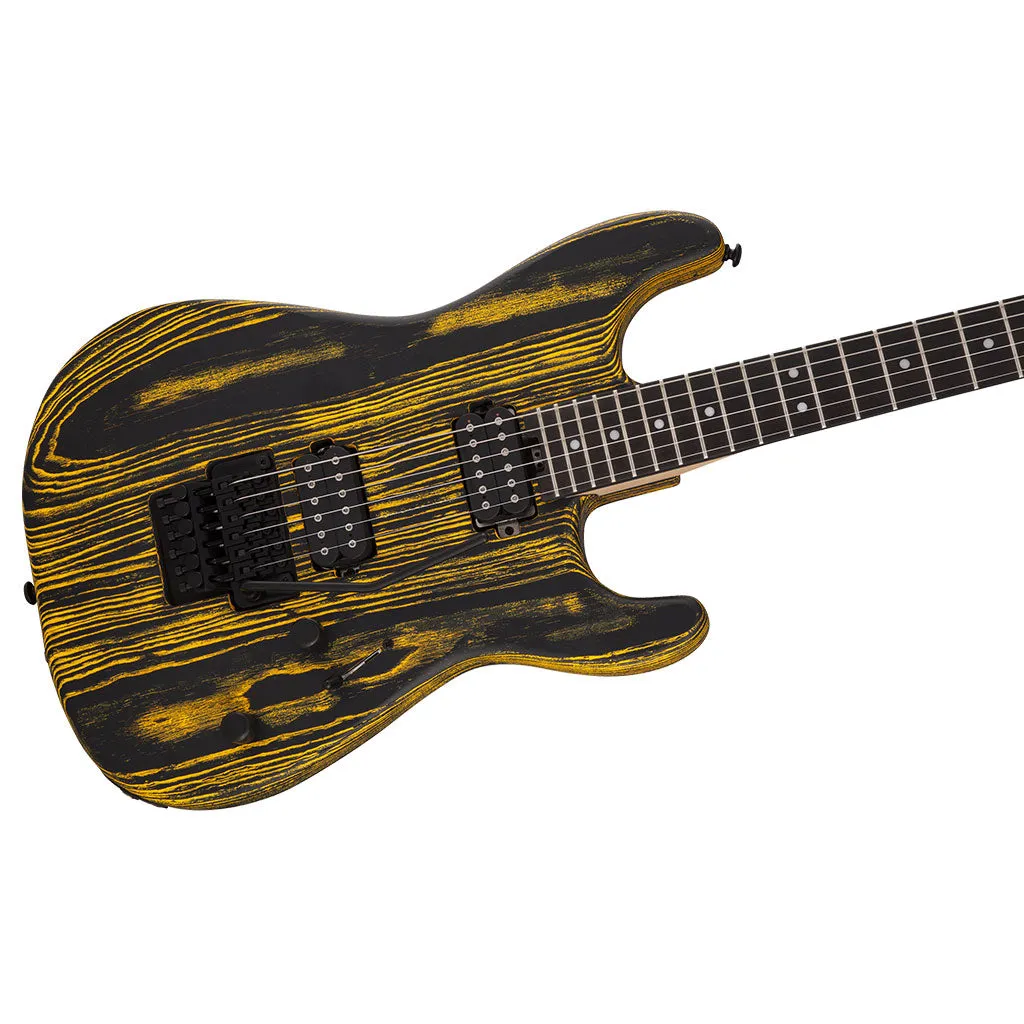 Charvel Pro-Mod San Dimas Style 1 HH FR E Ash - Ebony Fingerboard - Old Yella