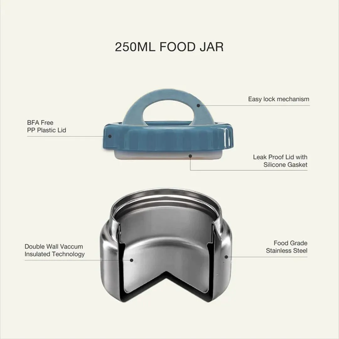 Citron Stainless Steel Insulated Food Jar - Green