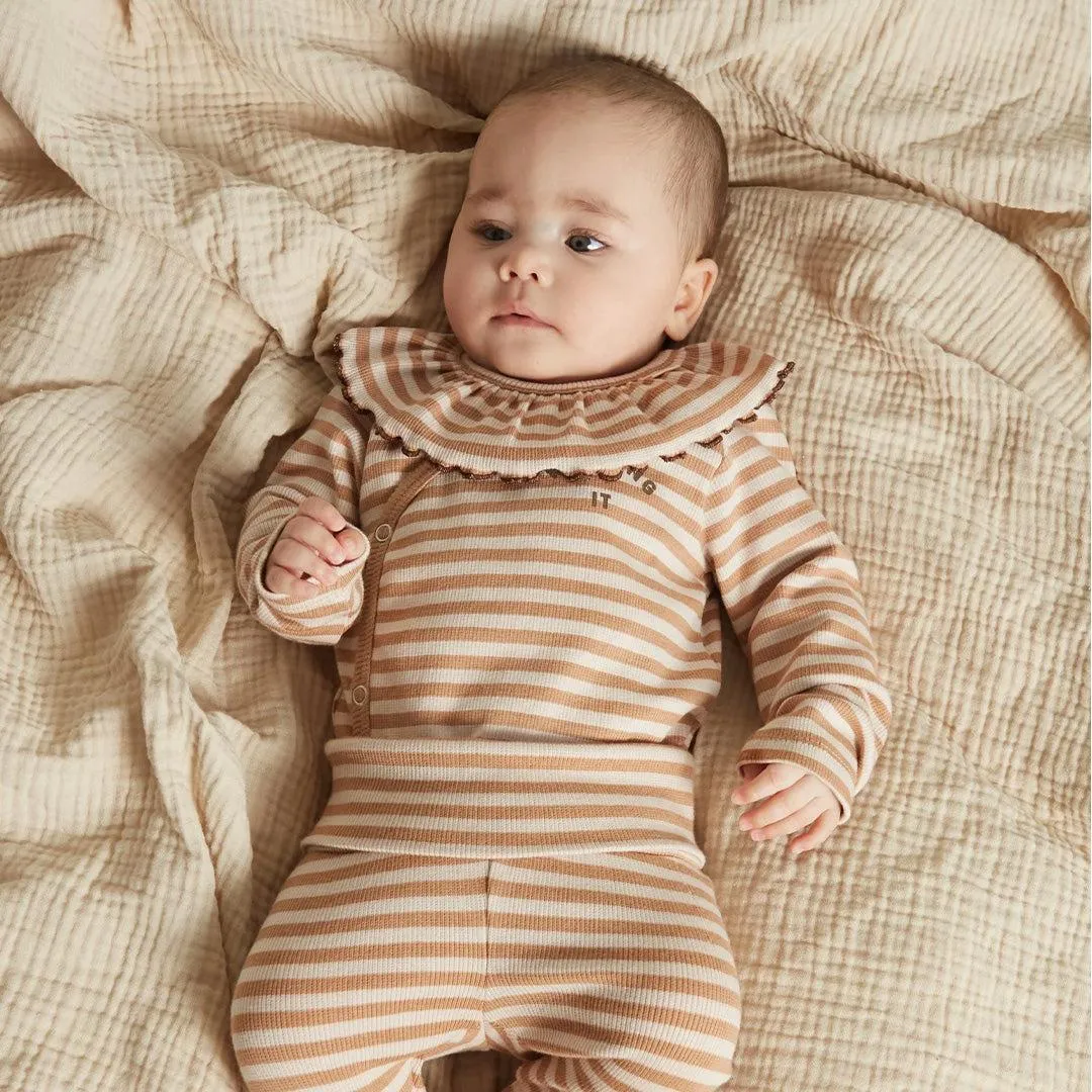 Claude & Co Bobbi Clay Stripe Collar - Clay