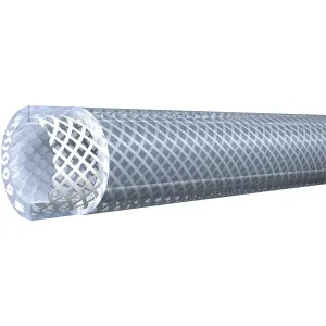 Clear Braid-Reinforced PVC Hose 32mm ID/40mm OD (12bar)