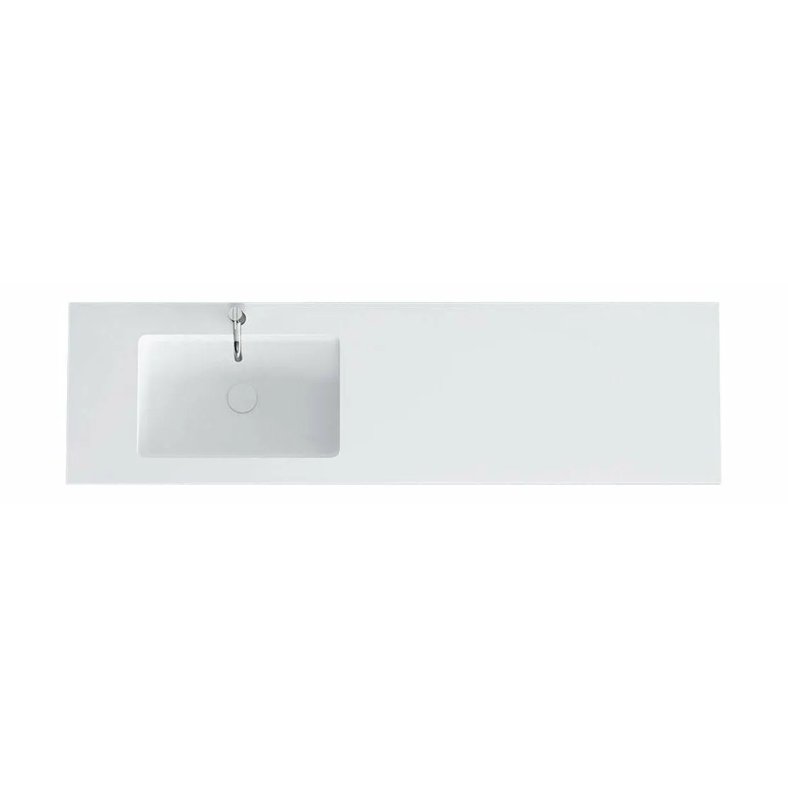 Copenhagen Bath Romsø Left Wash Basin, L160 Cm
