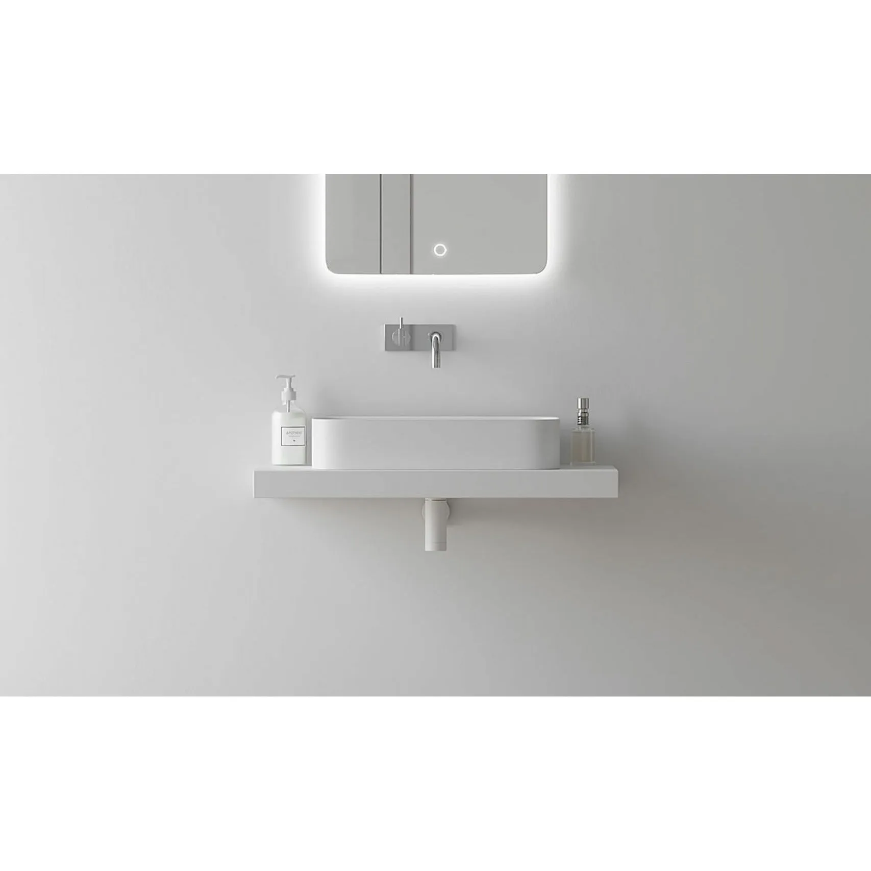 Copenhagen Bath Yuno Ta Wash Basin, L55 Cm