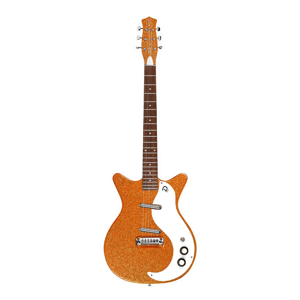 Danelectro '59M NOS  Orange Metal Flake
