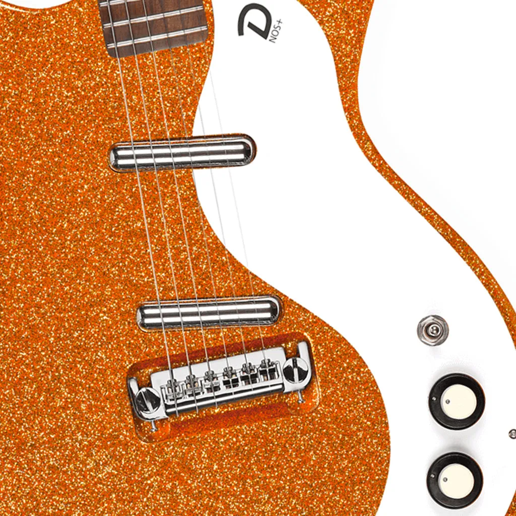 Danelectro '59M NOS  Orange Metal Flake