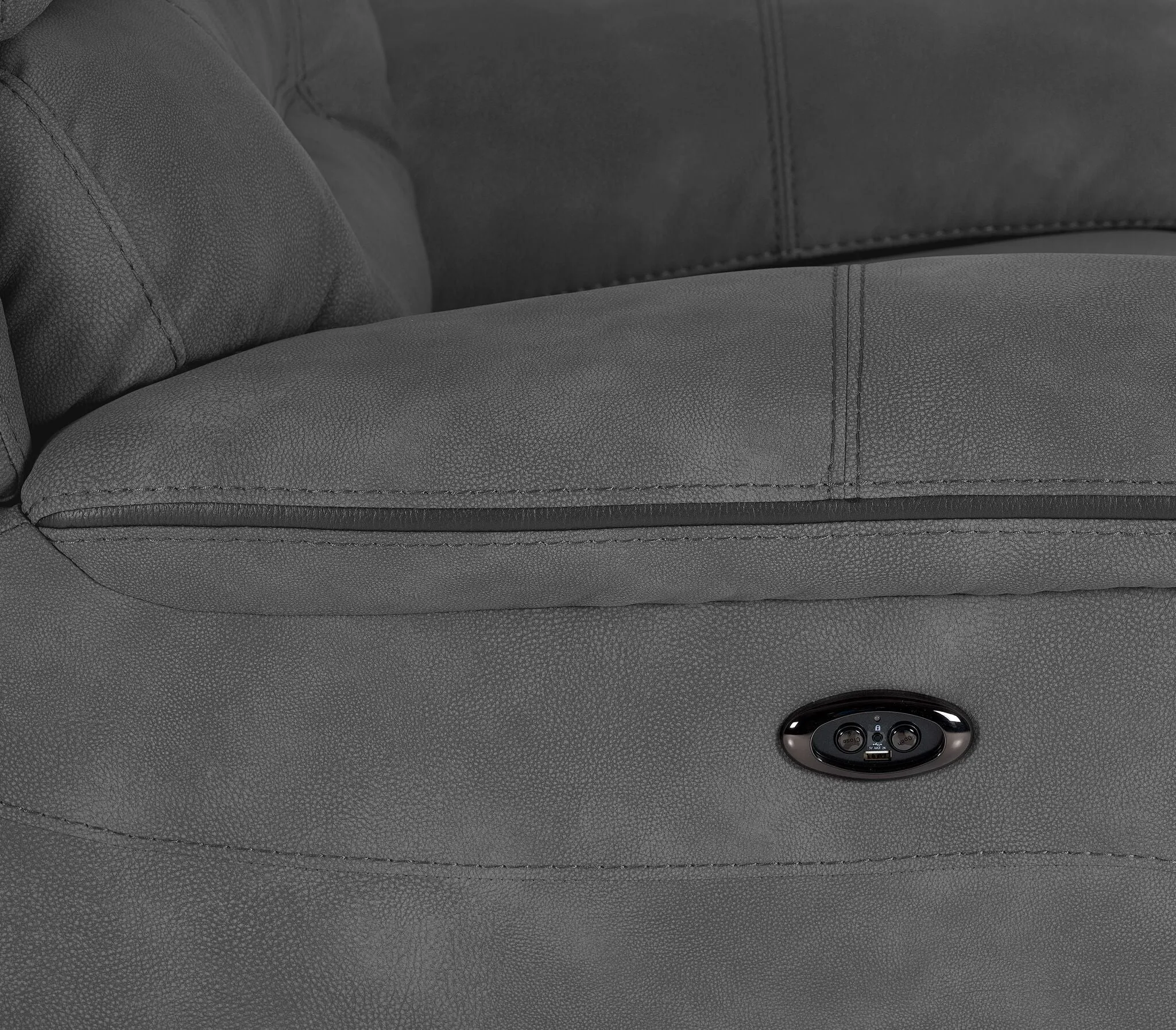 Dawson Power Reclining Chair - Silver Grey