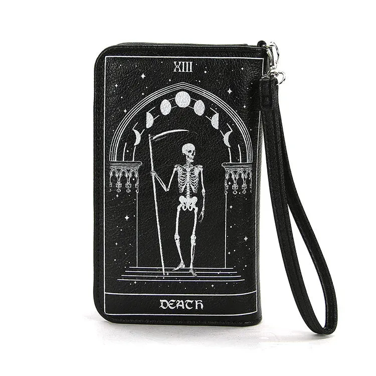Death Tarot Card Wallet/Wristlet