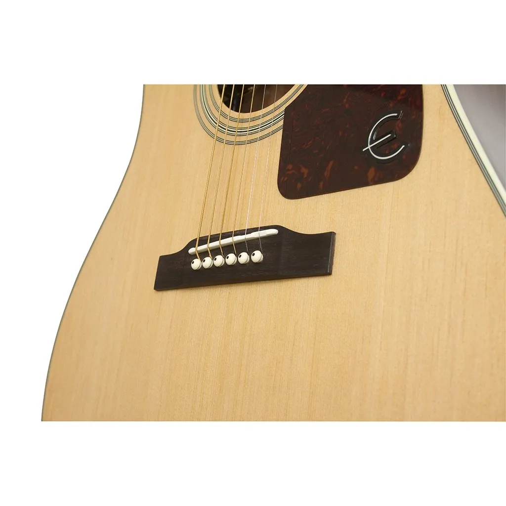 Epiphone J15 EC Deluxe Acoustic Guitar in Case - Natural