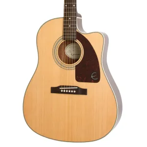 Epiphone J15 EC Deluxe Acoustic Guitar in Case - Natural