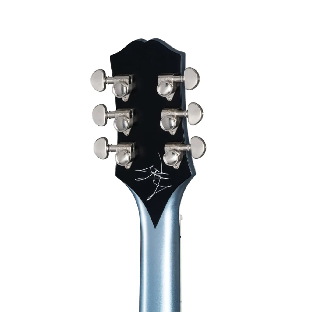 Epiphone Jared James Nichols "Blues Power" Les Paul Custom Electric Guitar - Aged Pelham Blue