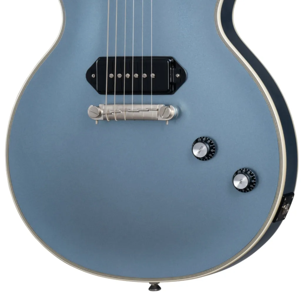 Epiphone Jared James Nichols "Blues Power" Les Paul Custom Electric Guitar - Aged Pelham Blue