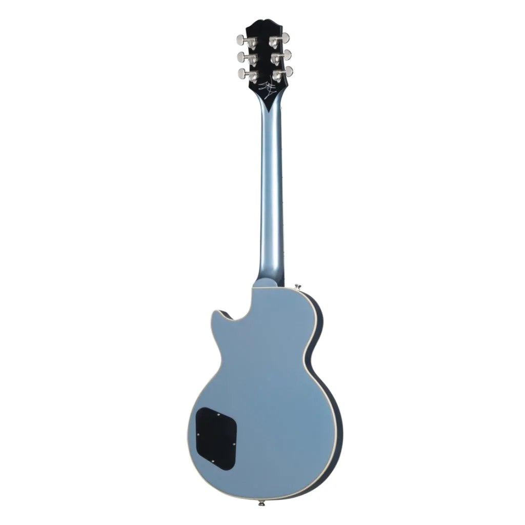 Epiphone Jared James Nichols "Blues Power" Les Paul Custom Electric Guitar - Aged Pelham Blue
