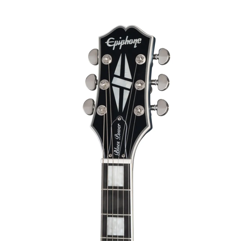 Epiphone Jared James Nichols "Blues Power" Les Paul Custom Electric Guitar - Aged Pelham Blue