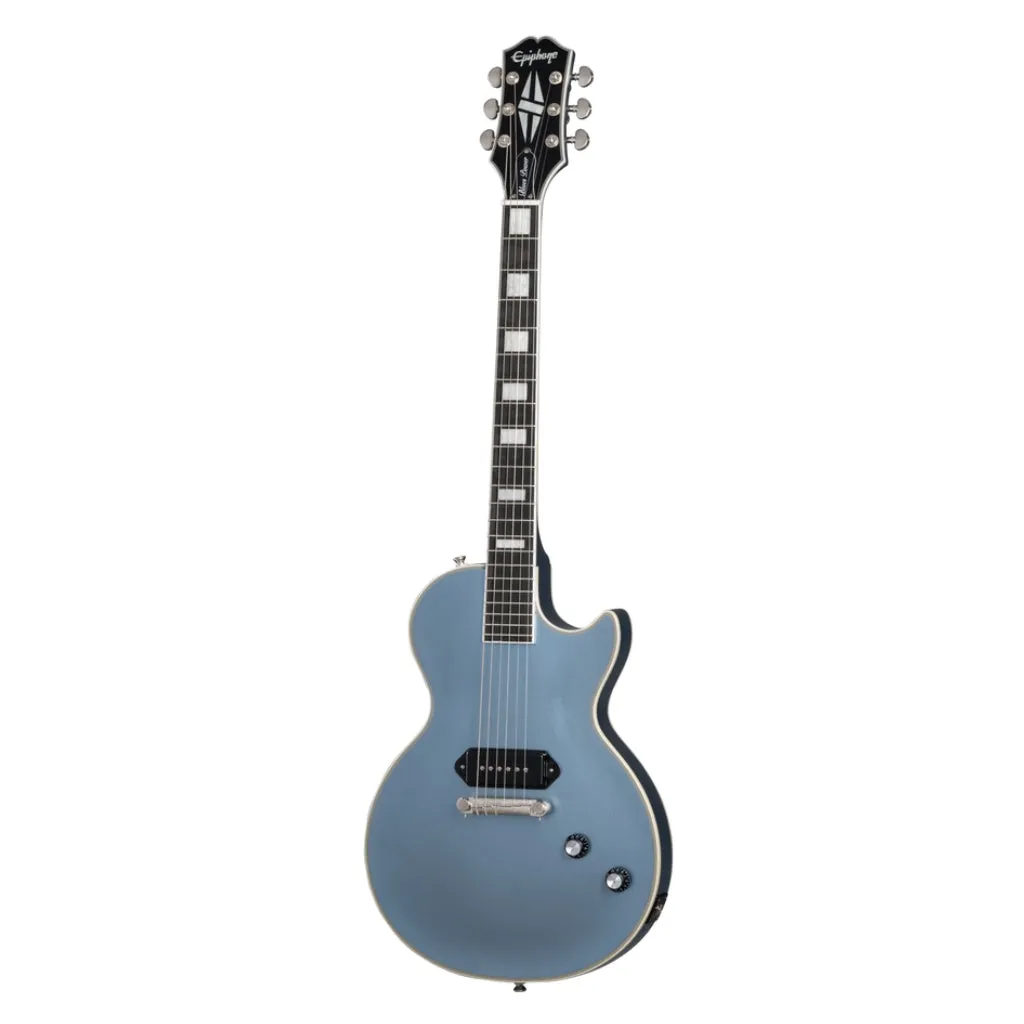Epiphone Jared James Nichols "Blues Power" Les Paul Custom Electric Guitar - Aged Pelham Blue