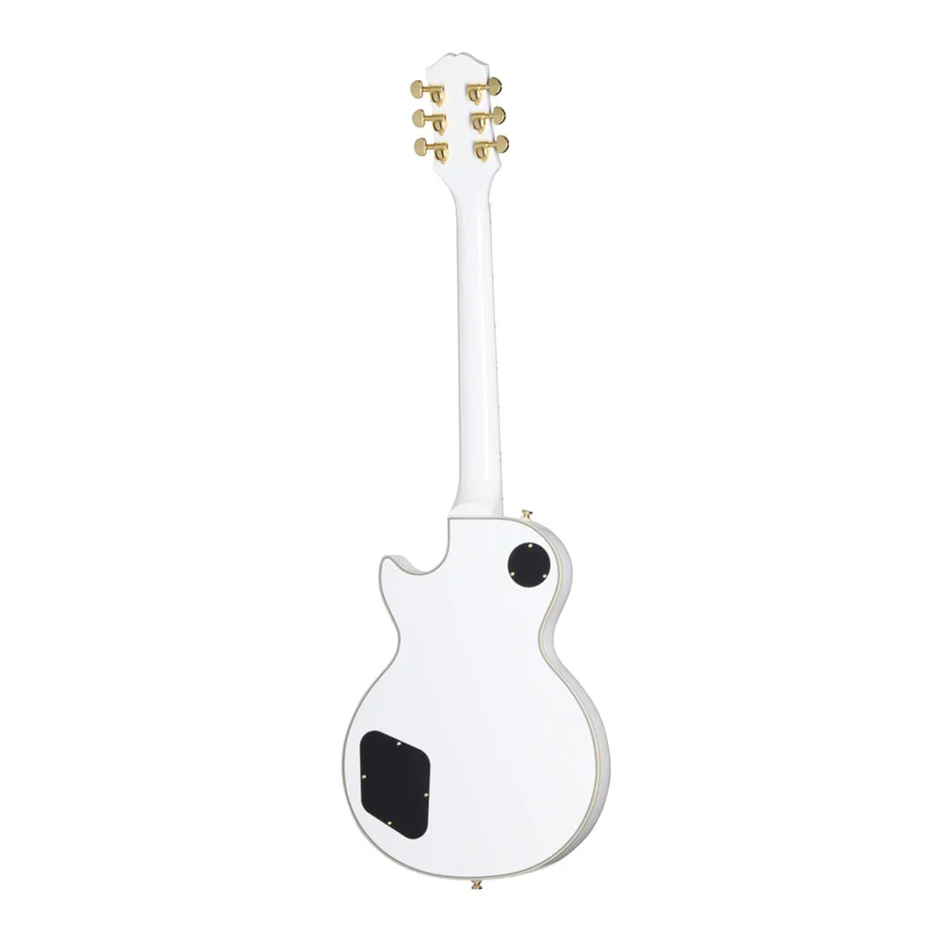 Epiphone Les Paul Custom with Premium Gig Bag - Alpine White