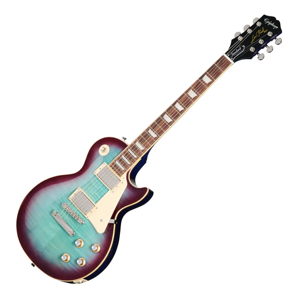 Epiphone Les Paul Standard 60s Figured Top with Premium Gig Bag - Blueberry