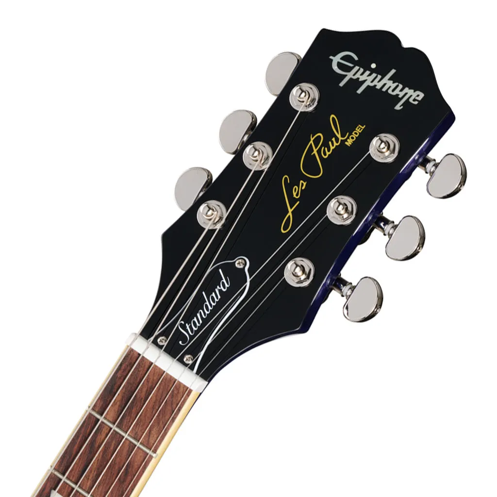 Epiphone Les Paul Standard 60s Figured Top with Premium Gig Bag - Blueberry
