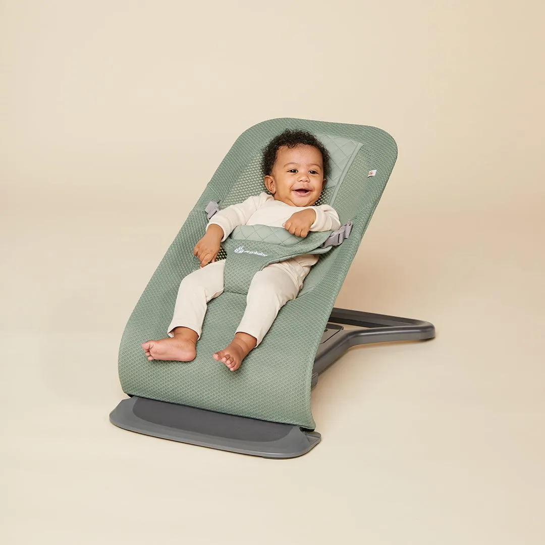 Ergobaby Evolve Mesh Baby Bouncer - Sage Green