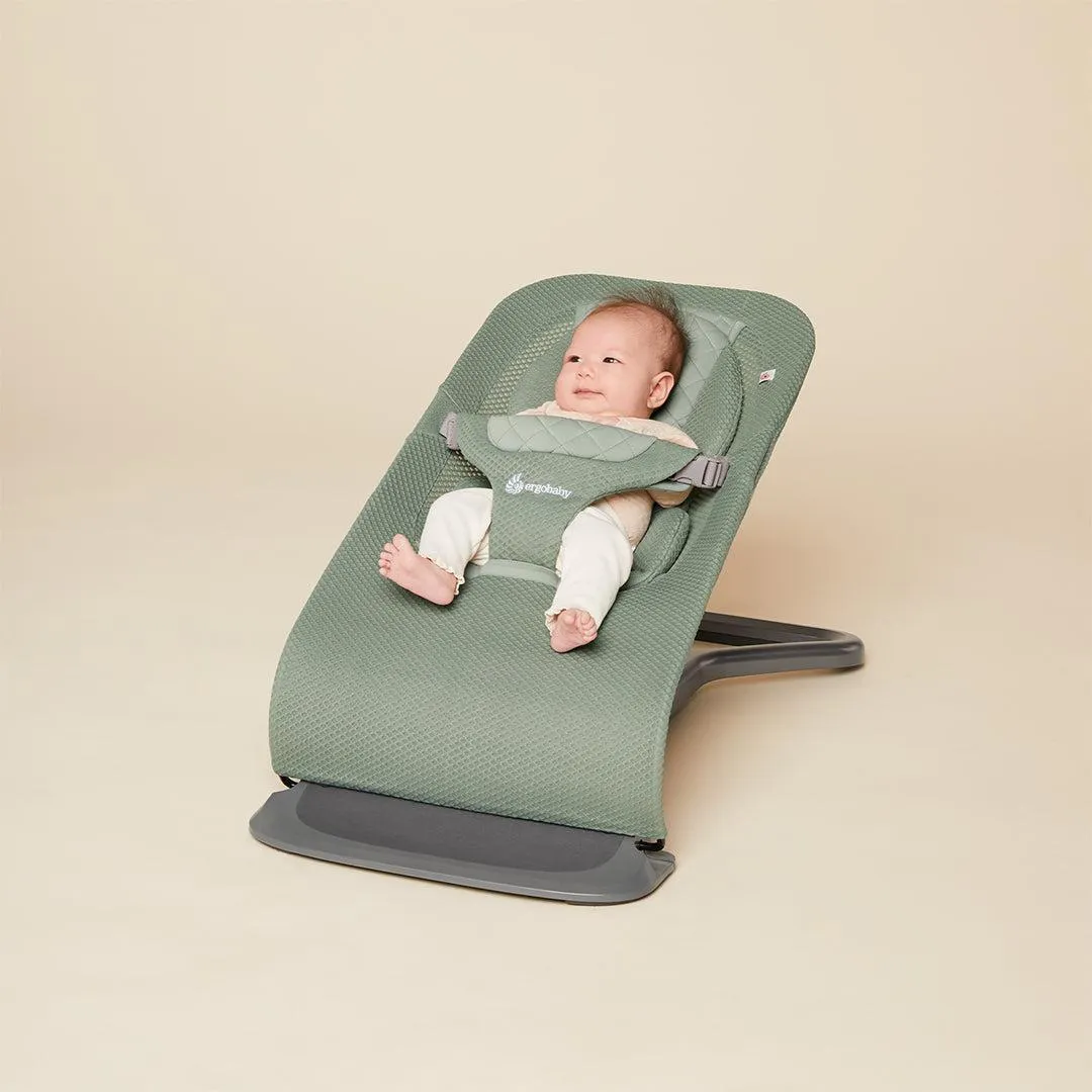Ergobaby Evolve Mesh Baby Bouncer - Sage Green