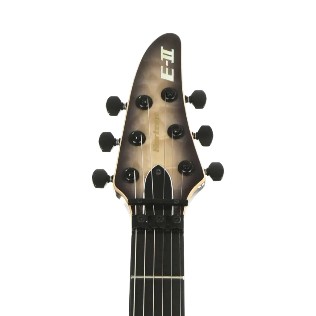 ESP E-II Horizon FR Quilt Maple Top Electric Guitar - Black Natural Burst