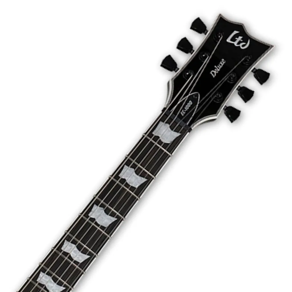 ESP LTD EC-1000S Fishman Fluence Pickups Black Hardware - Black