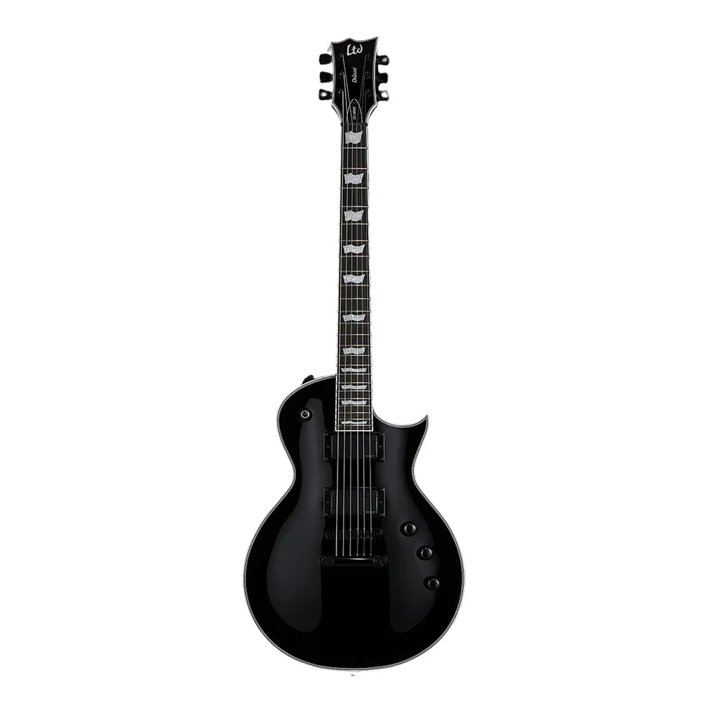 ESP LTD EC-1000S Fishman Fluence Pickups Black Hardware - Black