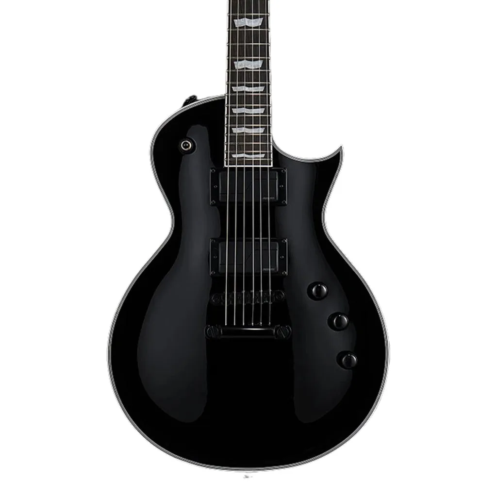 ESP LTD EC-1000S Fishman Fluence Pickups Black Hardware - Black