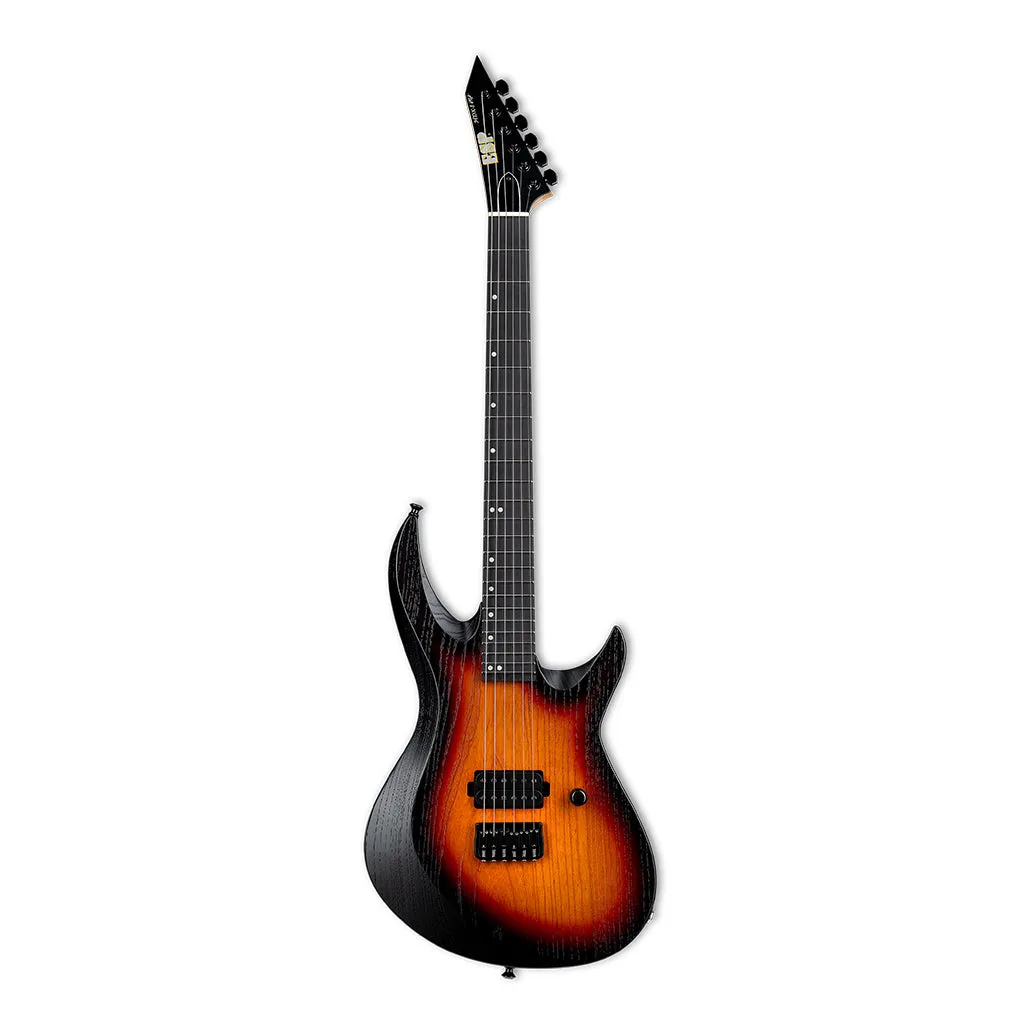 ESP USA HDX-1 Limited Edition Electric Guitar - 3-Tone Sunburst, Open Grain Satin