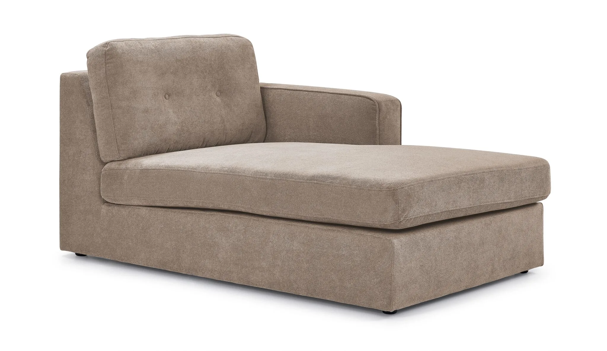 Feeling Connected - Connex 3-Piece Modular Sectional with Chaise and Drawer Console -Beige