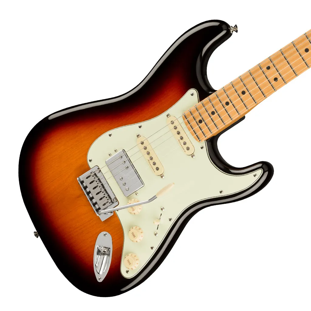 Fender Player Plus Stratocaster HSS Electric Guitar - 3-Color Sunburst, Maple Fingerboard