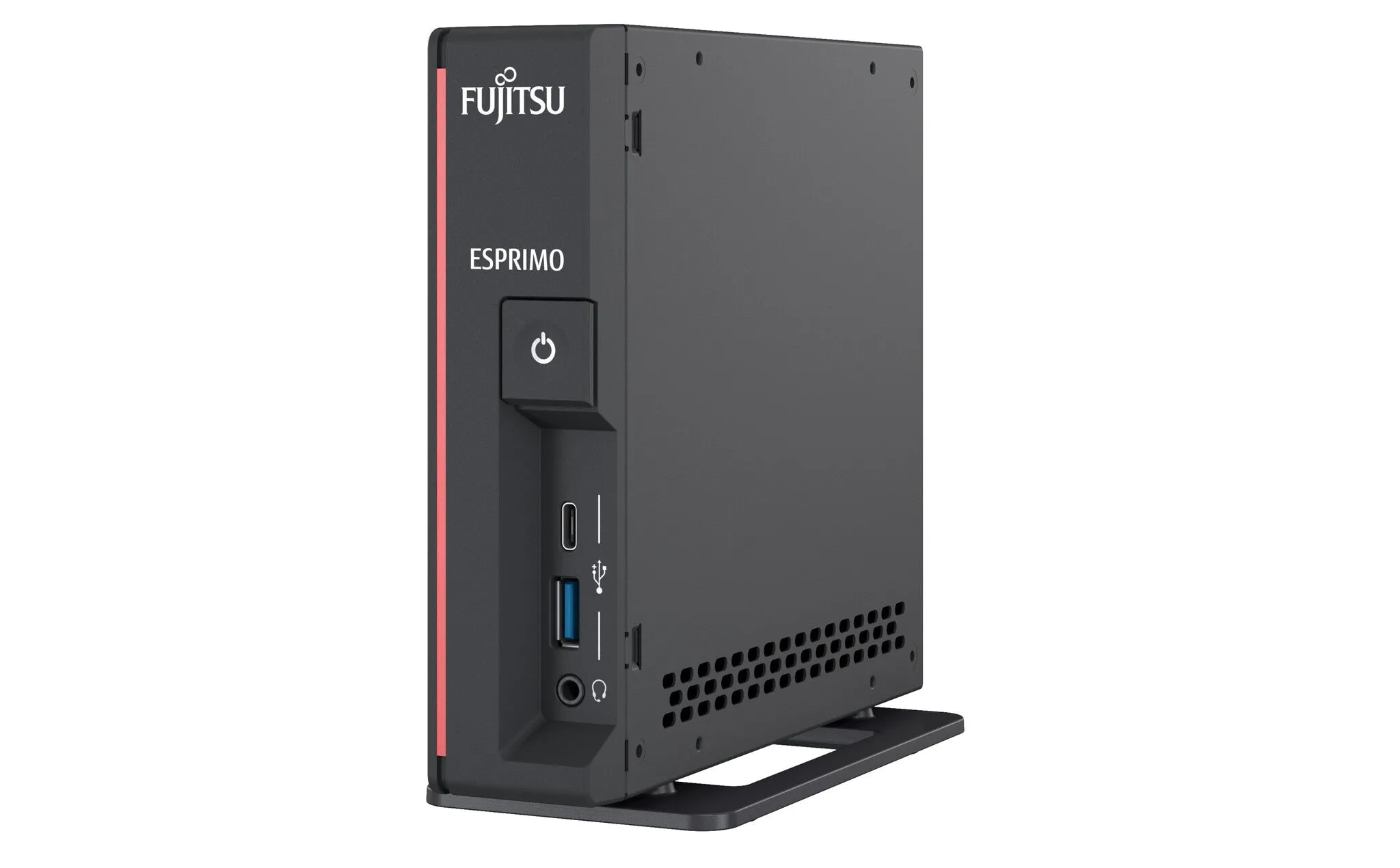 Fujitsu ESPRIMO G5011 Intel Core i3 i3-10105 8 GB DDR4-SDRAM 256 GB SSD Windows 10 Pro Desktop Mini PC Red, Black