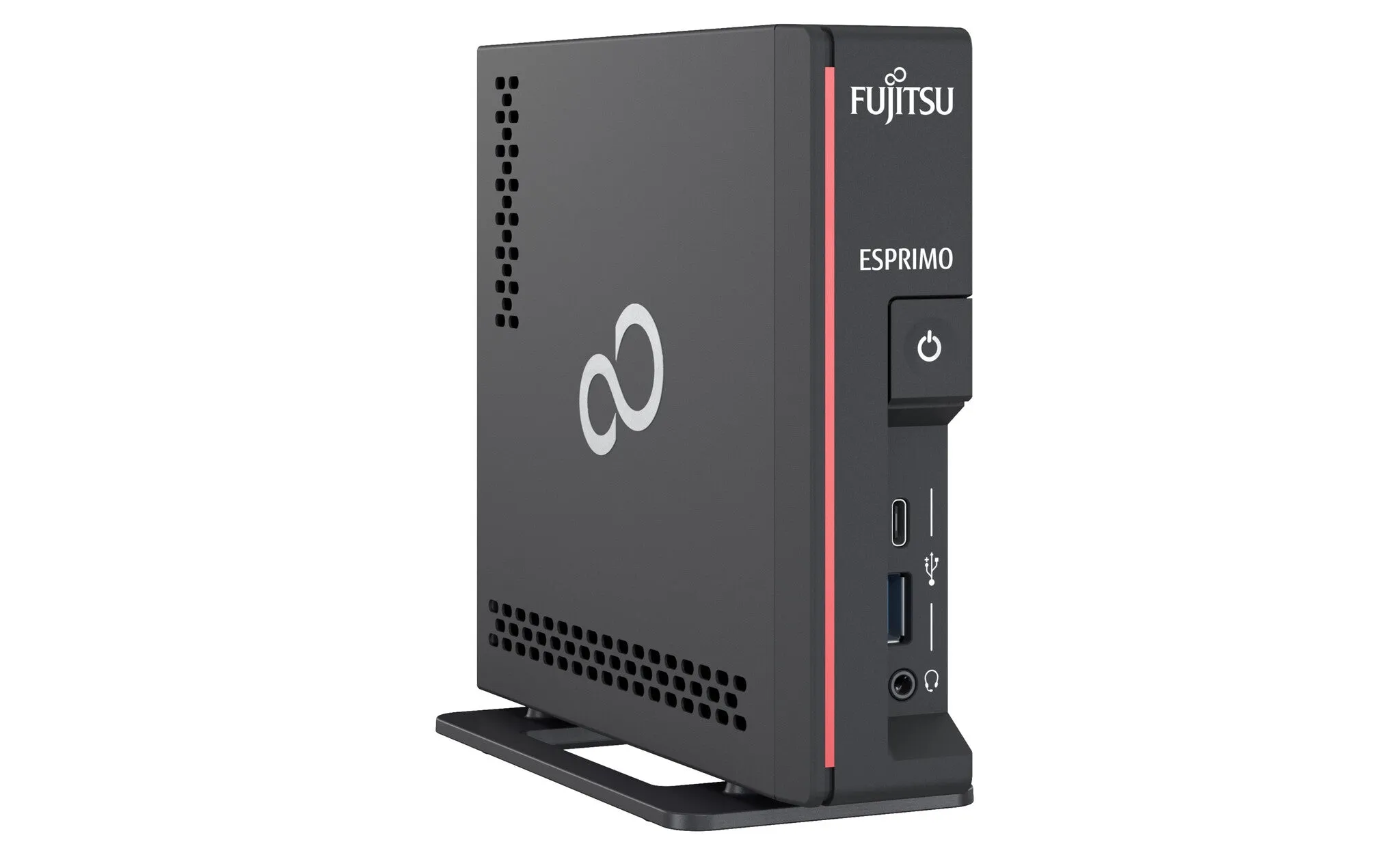 Fujitsu ESPRIMO G5011 Intel Core i3 i3-10105 8 GB DDR4-SDRAM 256 GB SSD Windows 10 Pro Desktop Mini PC Red, Black