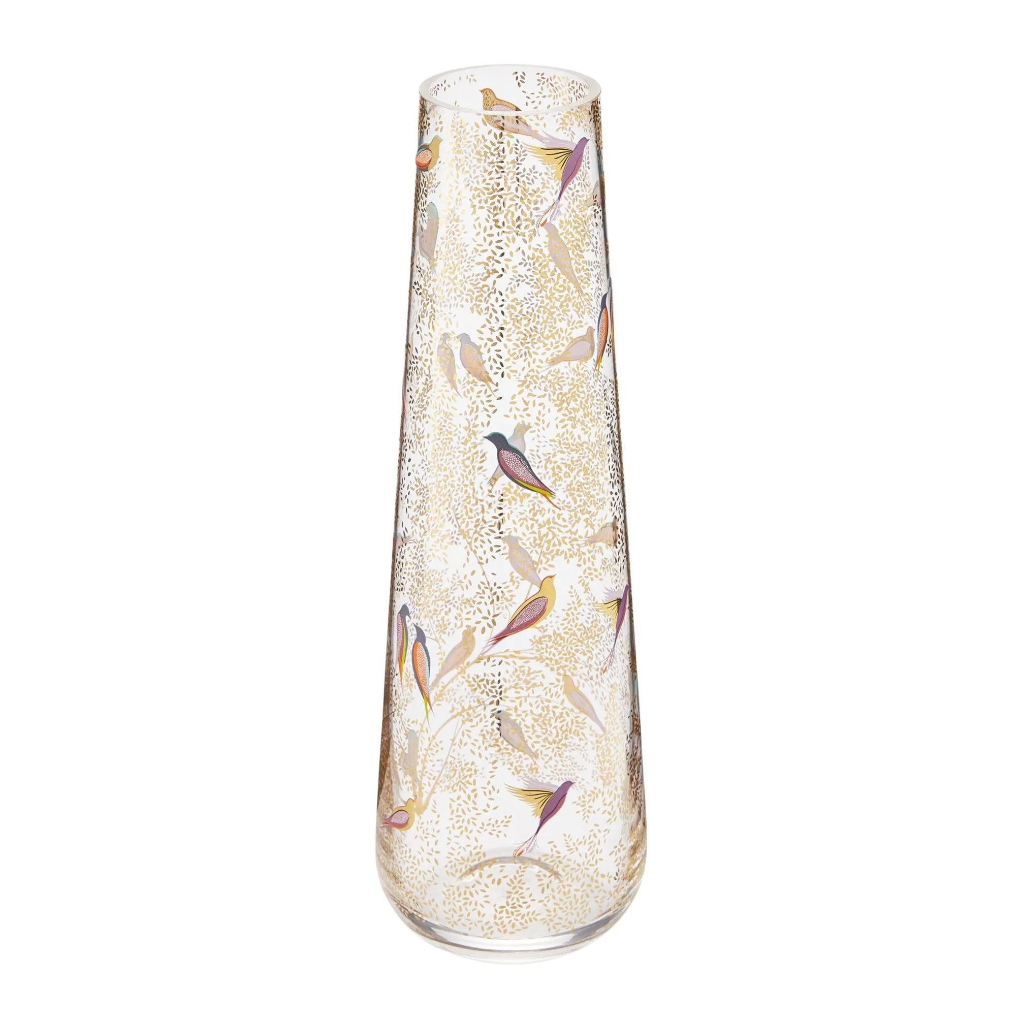 Gold Leaf Glass Vase | Chelsea Collection