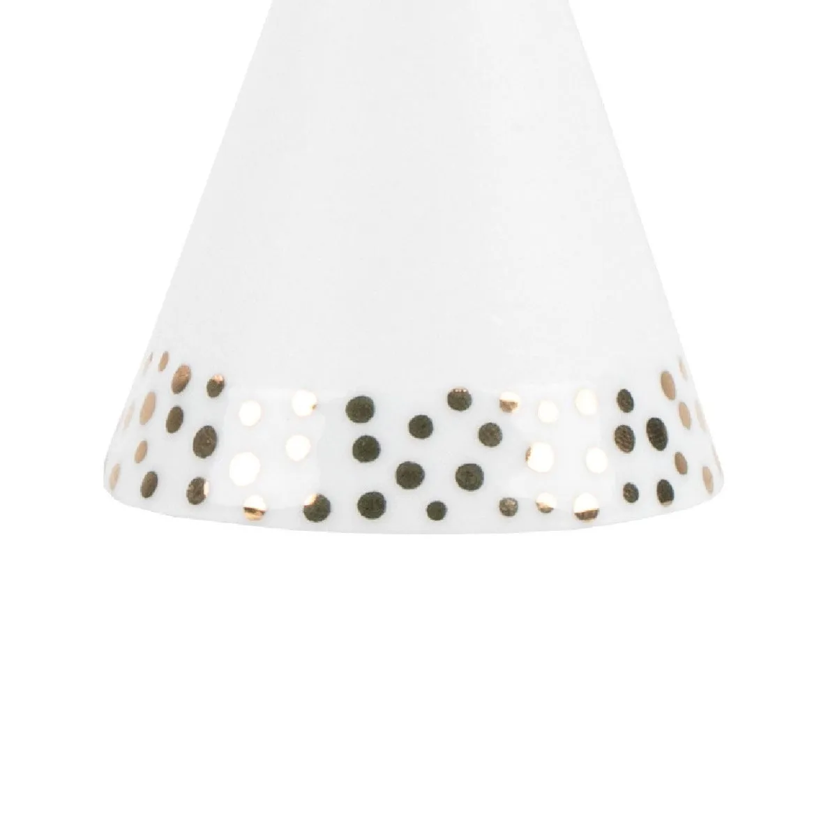 Hanging Angel Bell Christmas Tree Ornament | White/Gold