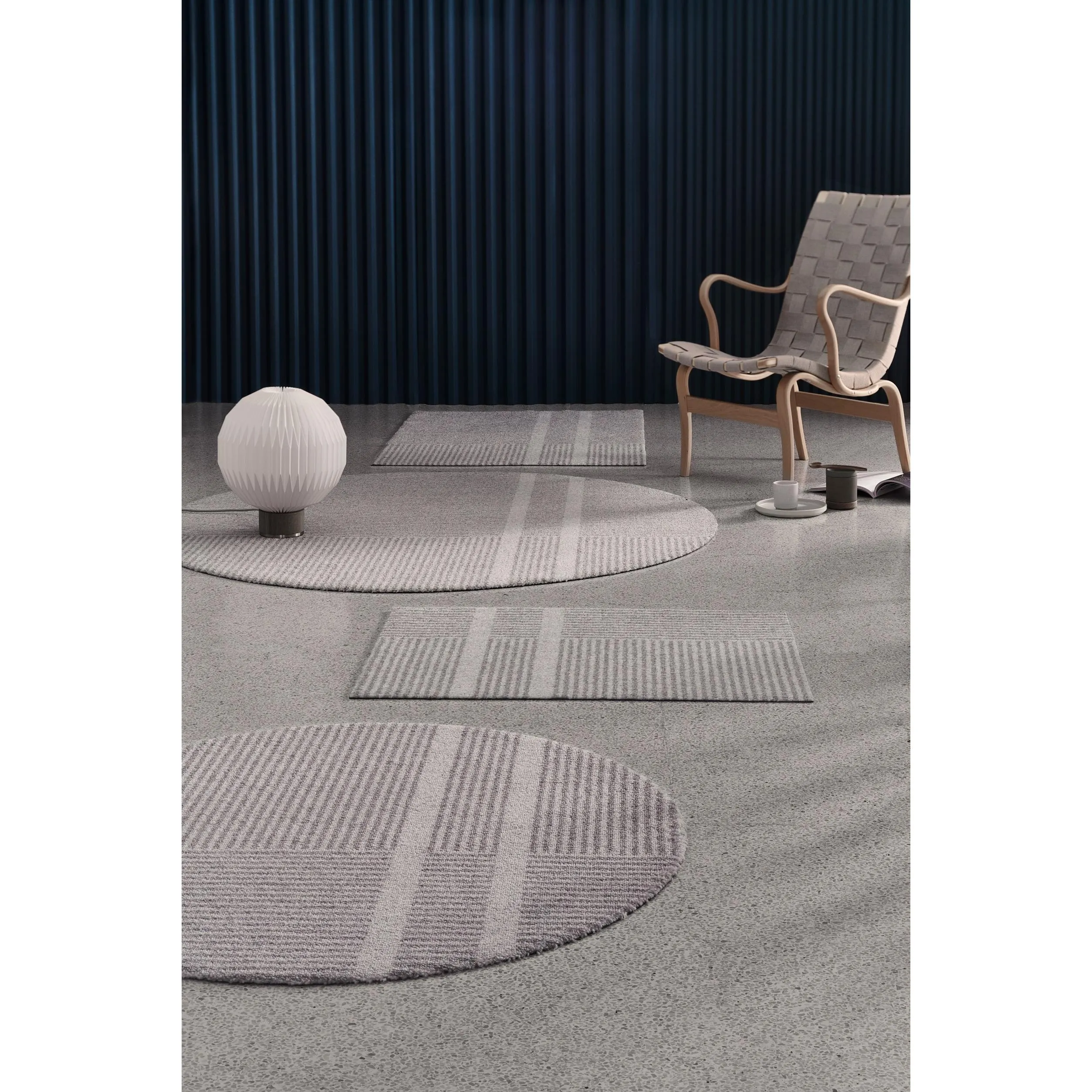 Heymat Doormat Løype Breezy Beige, 195x195cm