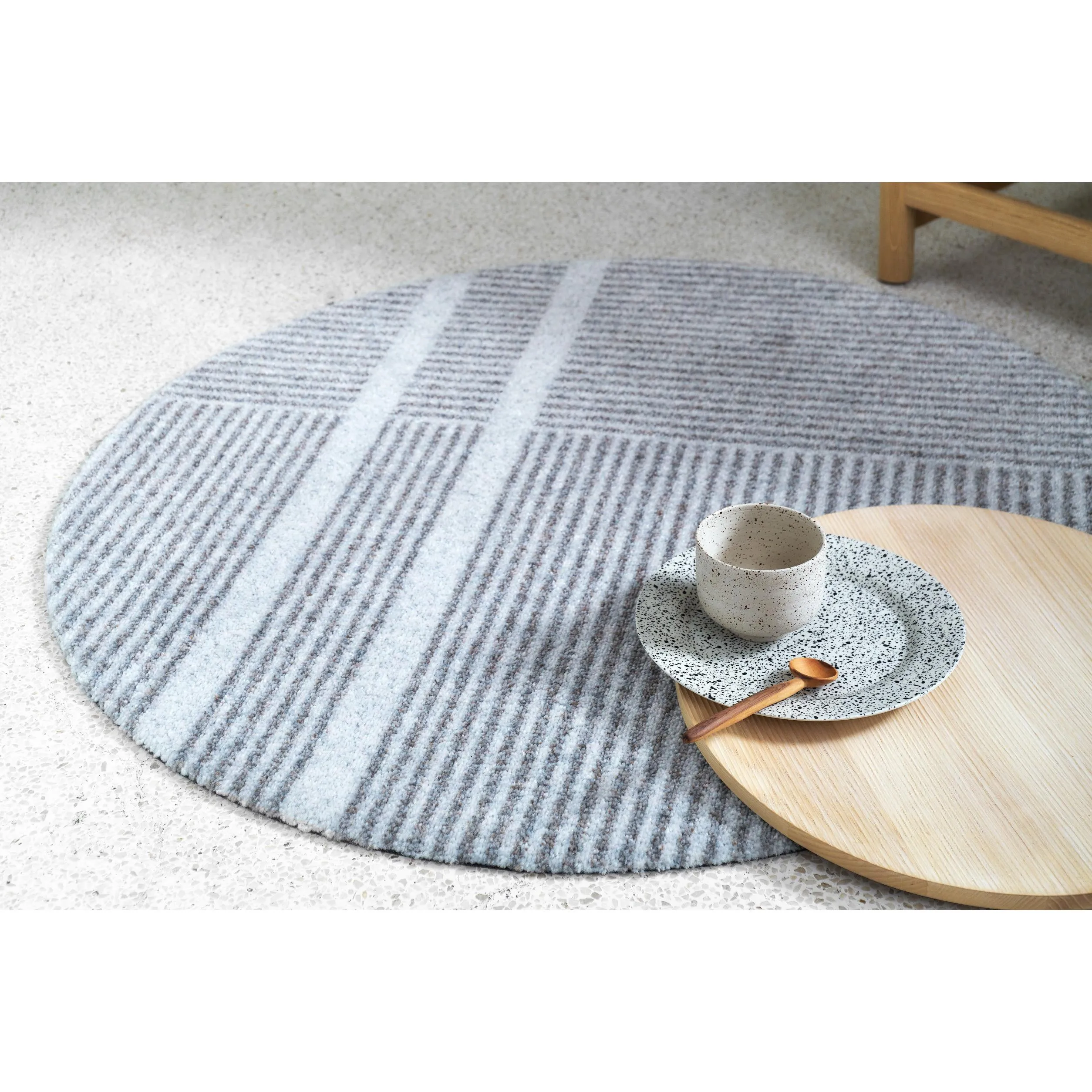 Heymat Doormat Løype Breezy Beige, 195x195cm