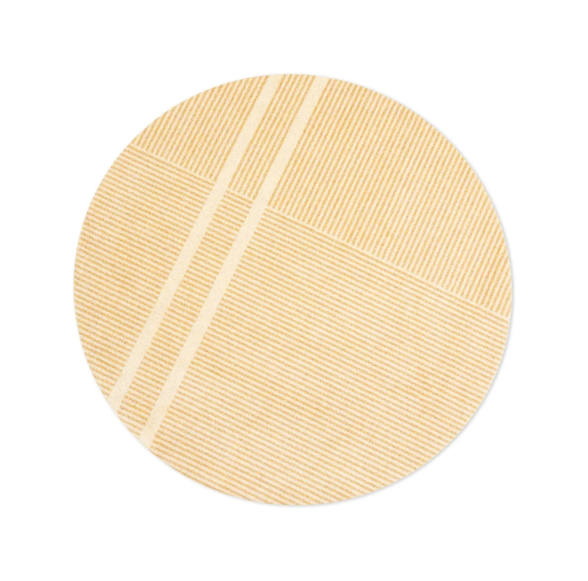 Heymat Doormat Løype Sunny Yellow, 150x150cm