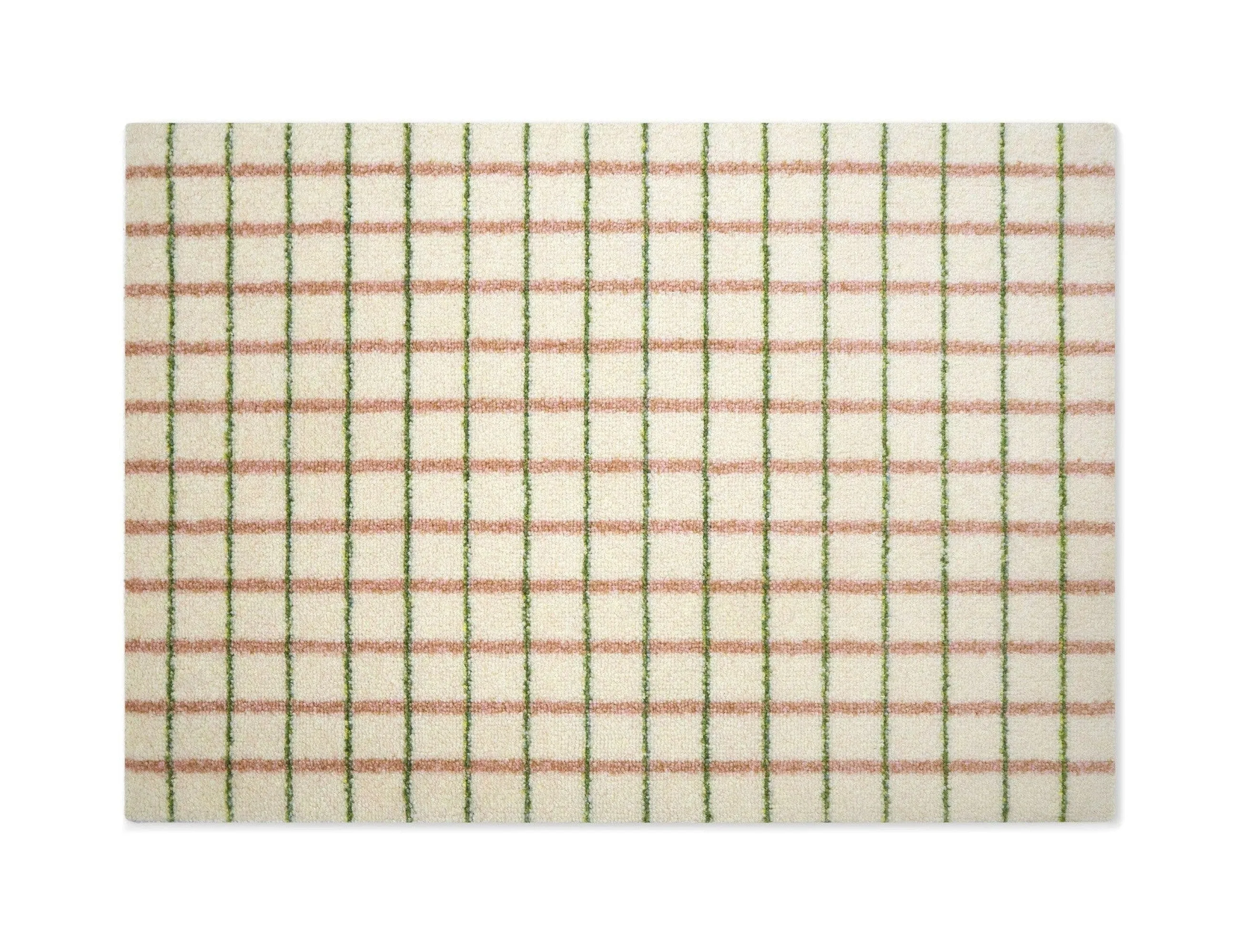 Heymat Grid Doormat Lime Candycane, 60x85 Cm