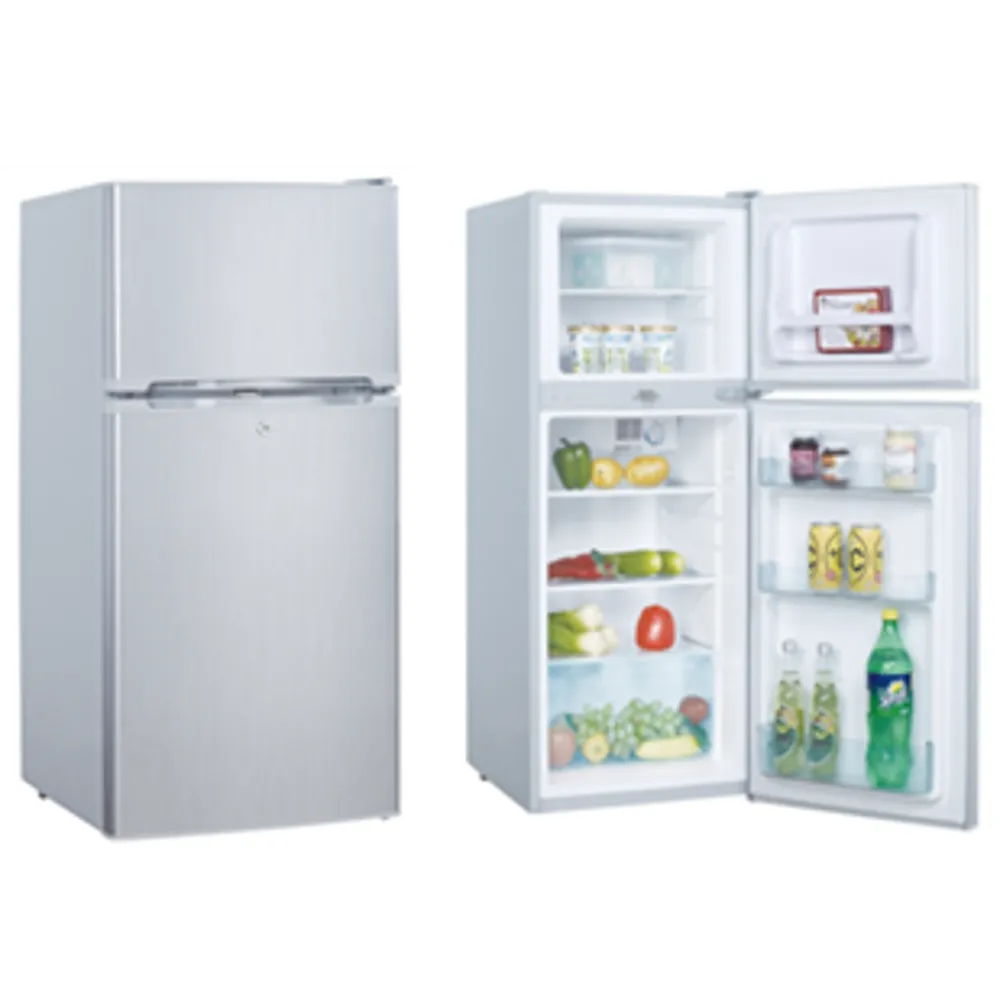 Home Basics Top Mount 2 Door Fridge 125L White